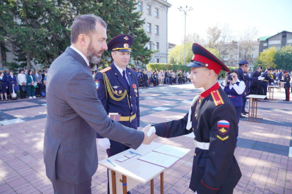 В Иркутске 96 кадетов дали клятву служения Родине