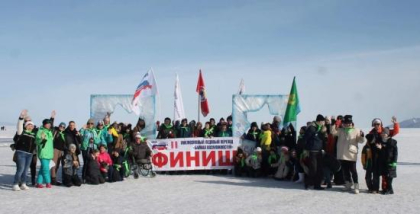 Евгений Сарсенбаев поддержал инклюзивный ледовый переход «Байкал возможностей»