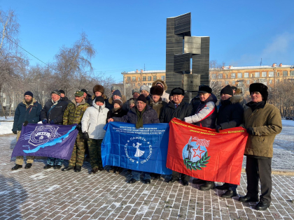 В Иркутске почтили память погибших во время боевых действий на Северном Кавказе воинов