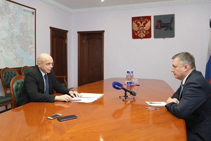 Сергей Сокол и Игорь Кобзев договорились о взаимодействии Заксобрания и регионального правительства