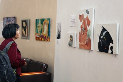 Ирина Синцова поздравила с новой выставкой ИООО «Творческий Союз художников с ограниченными физическими возможностями»