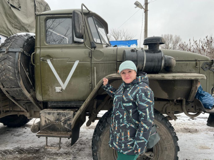 Лариса Егорова доставила гуманитарную помощь российским военнослужащим в ЛНР