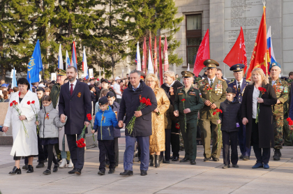 В Иркутске прошла патриотическая акция «Пламя гордости за Победу»
