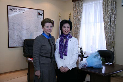Спикер провела встречу с Генеральным консулом КНР в г. Иркутске 