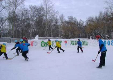 Хоккейный корт в Тайшетском районе построен при содействии Натальи Дикусаровой