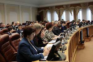 В повестку 37 сессии областного парламента включено 46 вопросов В повестку 37 сессии областного парламента включено 46 вопросов