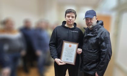 Депутат ЗС Даниил Литвинов получил Благодарность Президента РФ