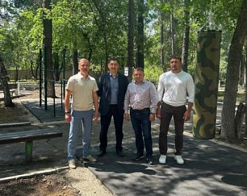 Новая спортивная площадка появилась в иркутском военном госпитале